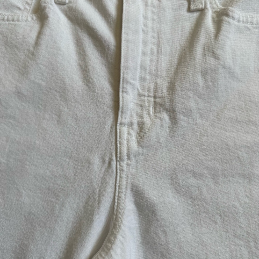 J. Crew Slim Wide Leg Jean in White Ankle length - Picture 13 of 13